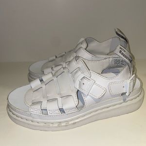Dr. Martens 8092 Arc Mono Strappy Sandals 25736100 White Softy T Men's 11 US New